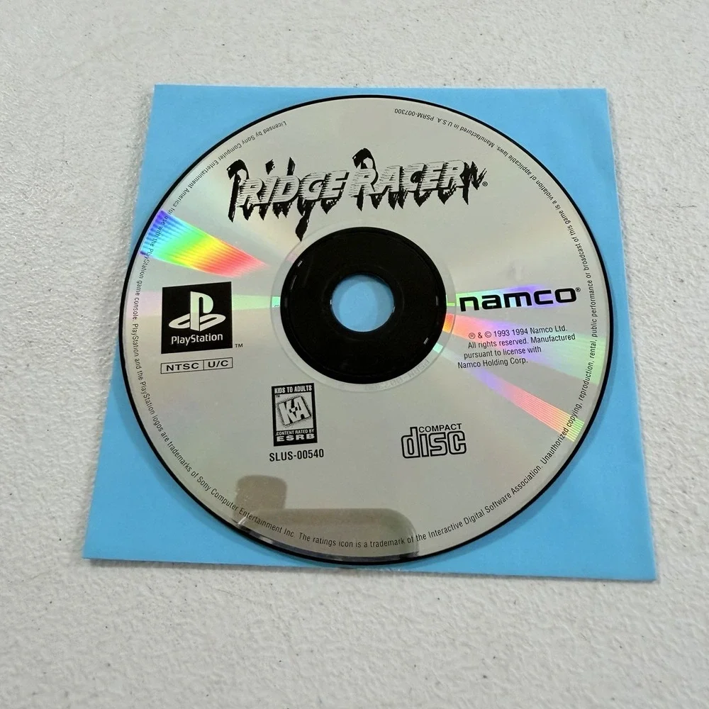 Ridge Racer PlayStation 1, 1995 PS1 Greatest Hits Disc Only‎ TESTED WORKING